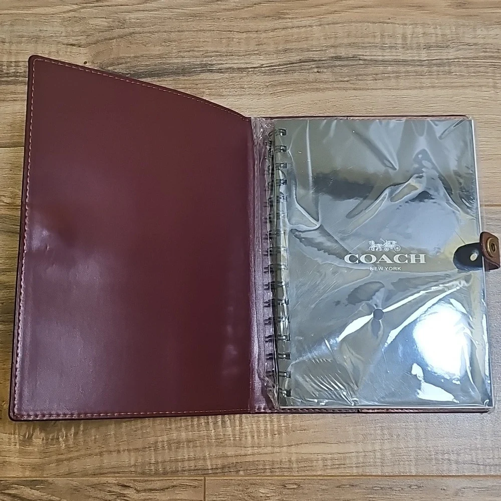 NWOT Coach x Peanuts Notebook In Signature Canvas